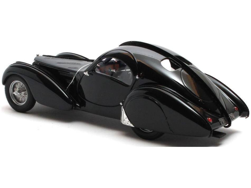 Bugatti T57S Atlantic #57473 Black 1937 1:43 Scale Matrix Resin Model Car-Matrix-Diecast Model Centre