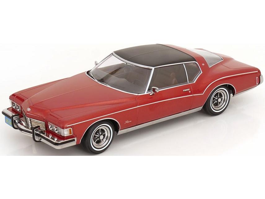 Buick Riviera 1973 Red Metallic/Black from the TV-Series 'Rockford Files' 1:18 Scale Diecast Car – KK Scale-KK Scale-Diecast Model Centre