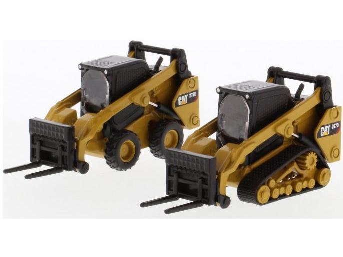 CAT 272D2 + 297D2 Skid Steer/Multi Terrain Loader 1:64 Scale Diecast Masters Model-Diecast Masters-Diecast Model Centre
