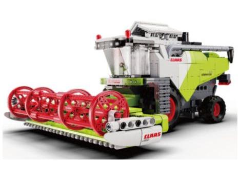CLAAS Dominator 370 Combine Harvester Brick Builder (348 pcs) Cada Kit-Cada-Diecast Model Centre