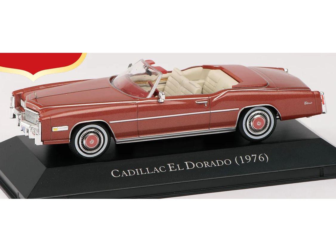 Cadillac El Dorado 1976 Bronze Red 1:43 Scale Diecast Model-Unbranded-Diecast Model Centre