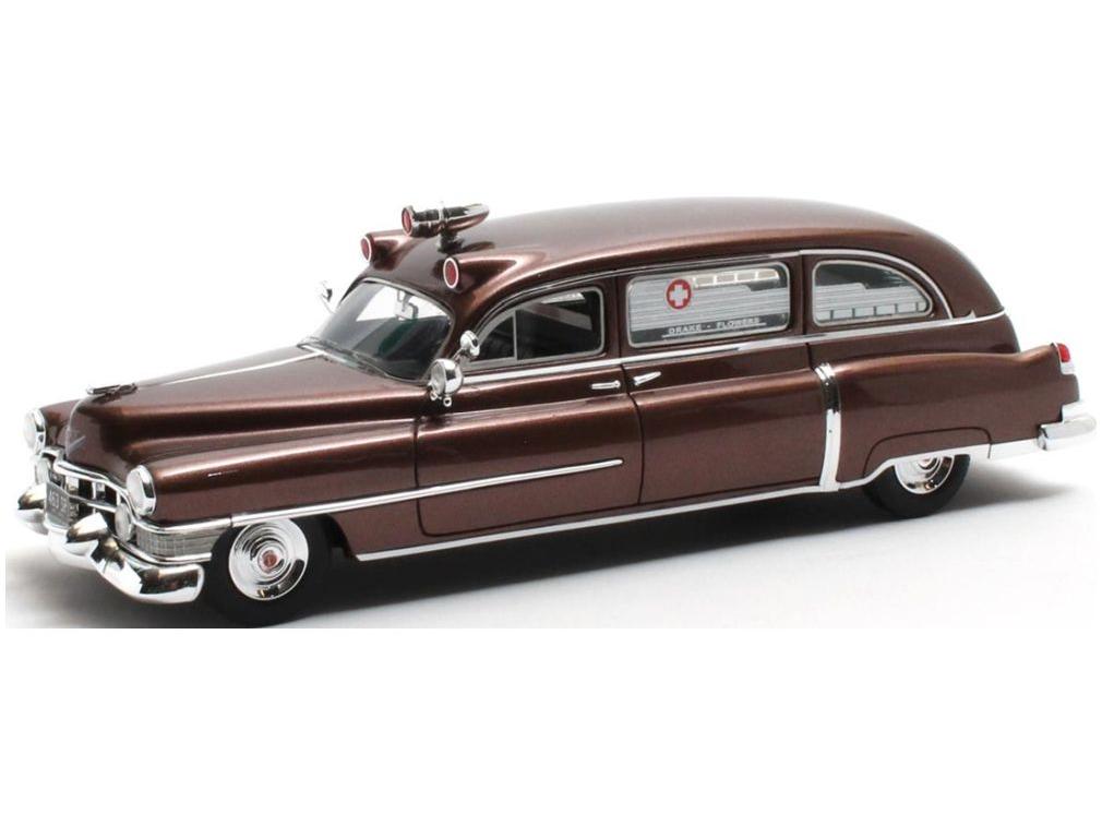 Cadillac Superior Ambulance Brown Metallic 1951 1:43 Scale Matrix Resin Model Car-Matrix-Diecast Model Centre