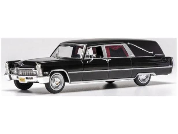 Cadillac de Ville SandS Hearse Black 1966 1:43 Scale IXO Diecast Model Car-IXO-Diecast Model Centre