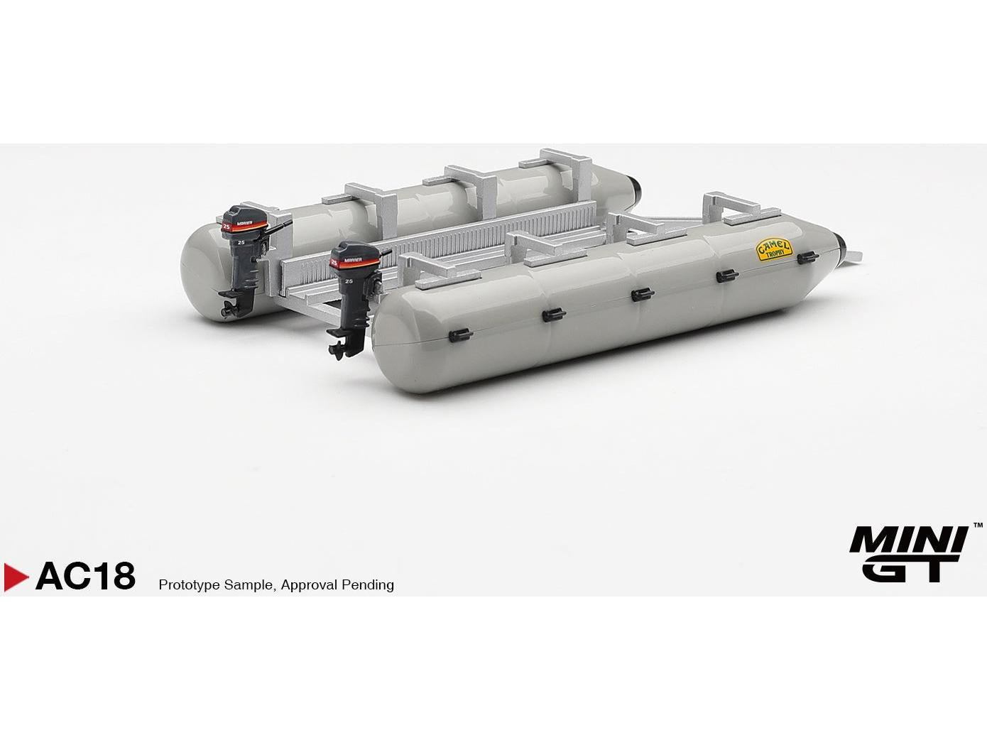 Camel Trophy Pontoon Raft 1:64 Scale Plastic and Alloy Model – MINI GT-MINI GT-Diecast Model Centre