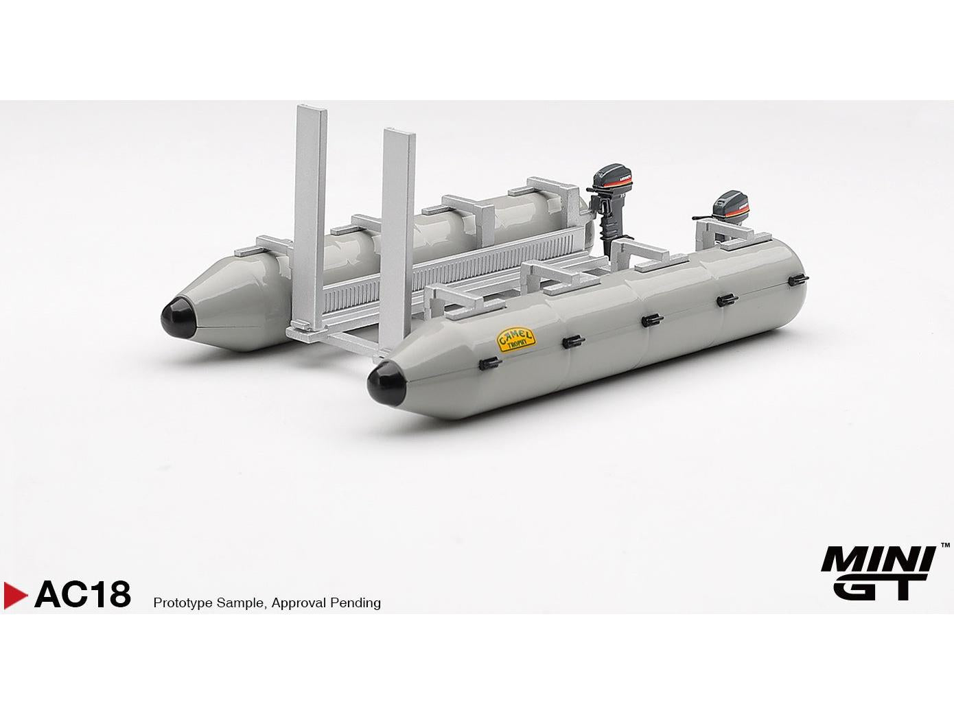 Camel Trophy Pontoon Raft 1:64 Scale Plastic and Alloy Model – MINI GT-MINI GT-Diecast Model Centre