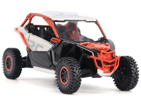 Can-Am Maverick X3 X RC Turbo RR Black White/Orange 1:32 Scale Diecast Masters Model-Diecast Masters-Diecast Model Centre