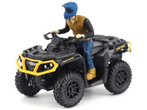 Can-Am Outlander XT-P 1000R Black 1:32 Scale Diecast Masters Model-Diecast Masters-Diecast Model Centre