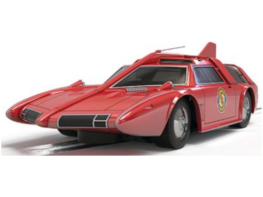 Captain Scarlett SPC Chrome Edition 1:32 Scale Scalextric Slot Racing Car-Scalextric-Diecast Model Centre