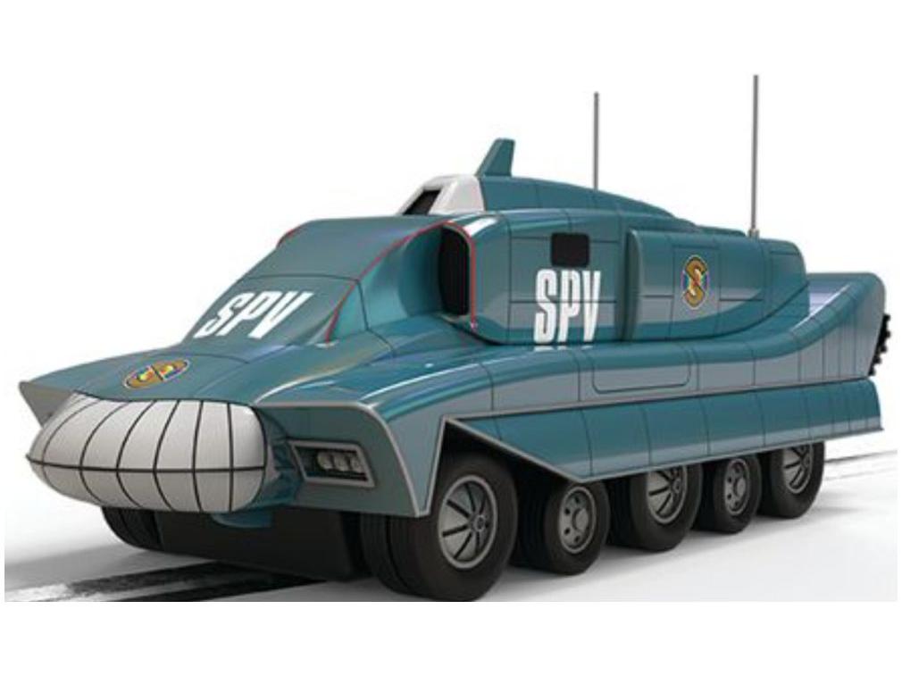 Captain Scarlett SPV Chrome Edition 1:32 Scale Scalextric Slot Racing Car-Scalextric-Diecast Model Centre