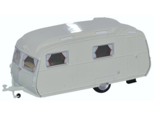Carlight Continental Caravan Light Grey 1:76 Scale Diecast Model Car – Oxford Diecast-Oxford Diecast-Diecast Model Centre