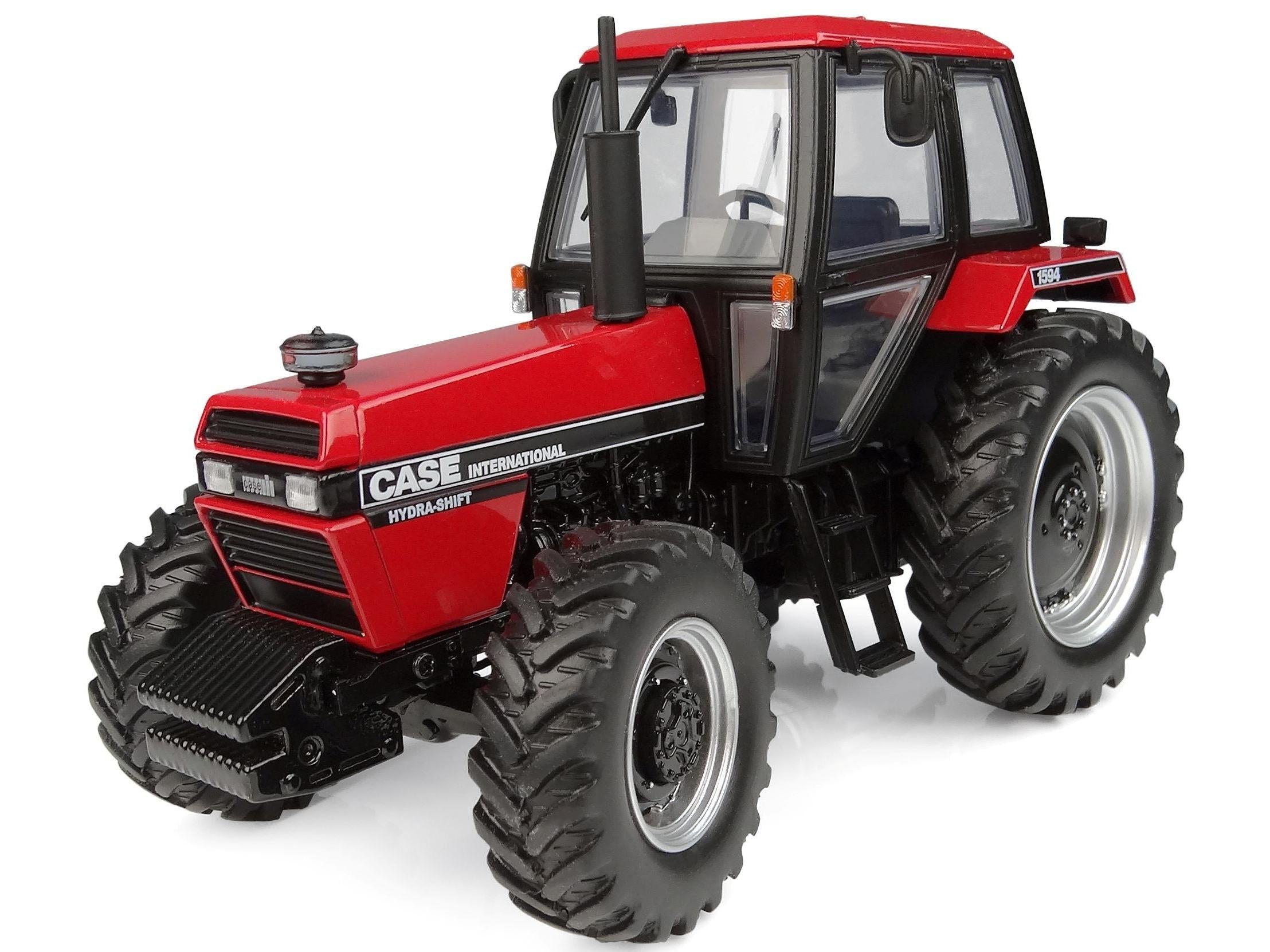 Case International 1594 Hydra Shift Tractor Red/Black Chassis 1:32 Scale Universal Hobbies Diecast Model-Universal Hobbies-Diecast Model Centre