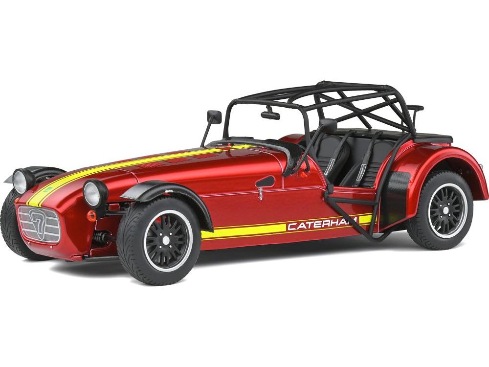 Caterham Seven 275 Red Metallic 1:18 Scale Solido Diecast Model-Solido-Diecast Model Centre