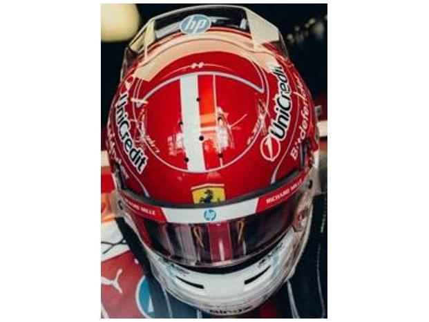 Charles Leclerc F1 2026 Helmet 1:5 Scale Resin Replica – Looksmart-Looksmart-Diecast Model Centre