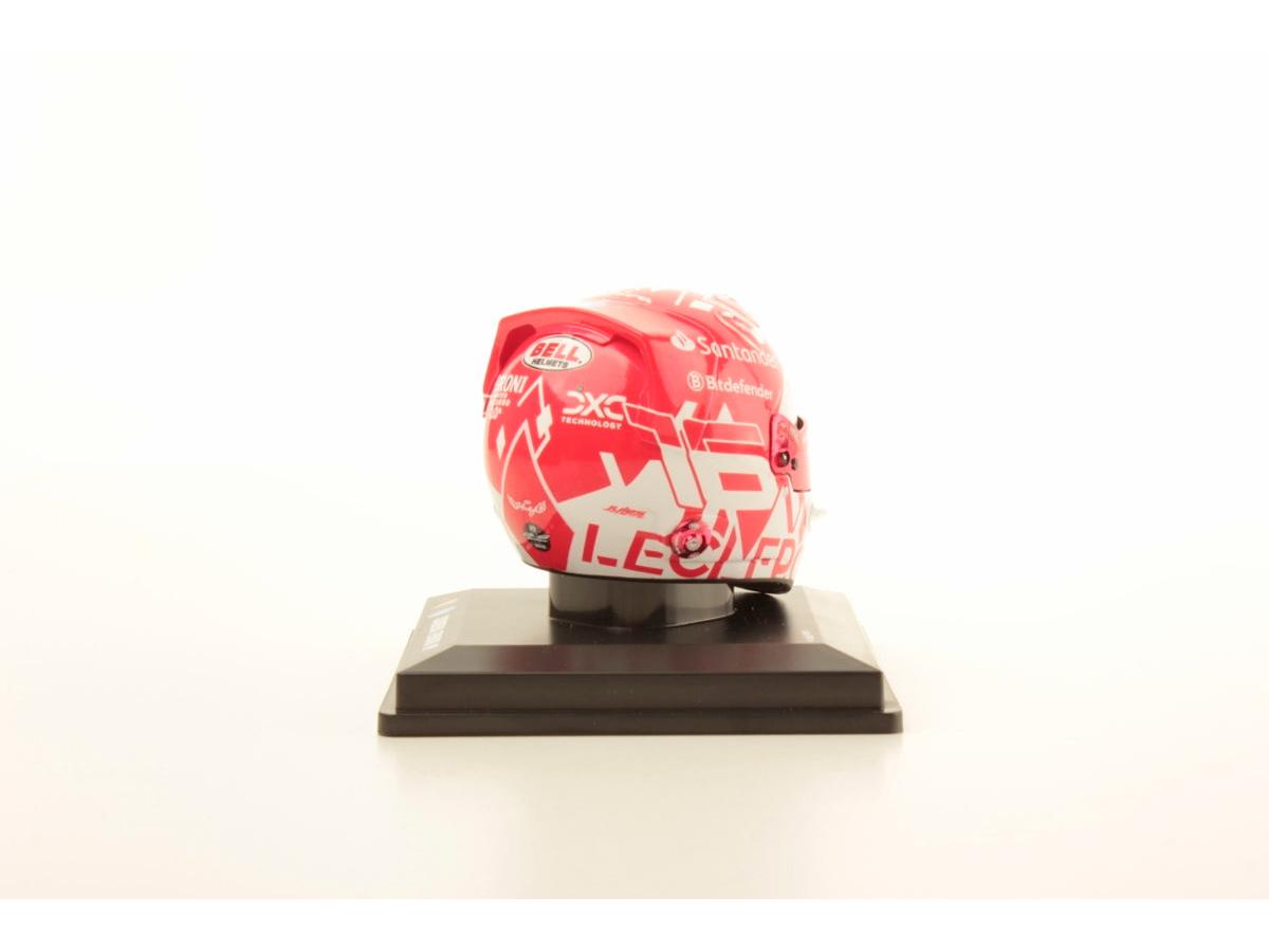 Charles Leclerc F1 Monaco GP 2024 Helmet 1:5 Scale Looksmart Resin Replica-Looksmart-Diecast Model Centre