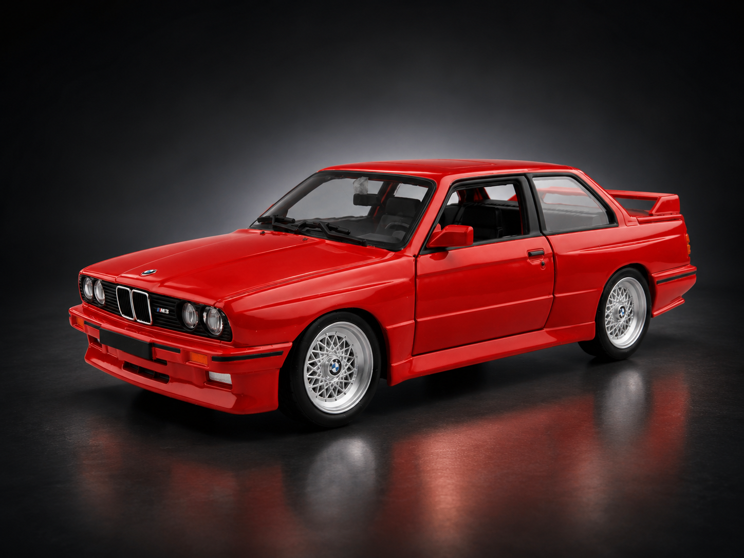 BMW M3 (E30) 1988 red 1:24 Scale Model Car