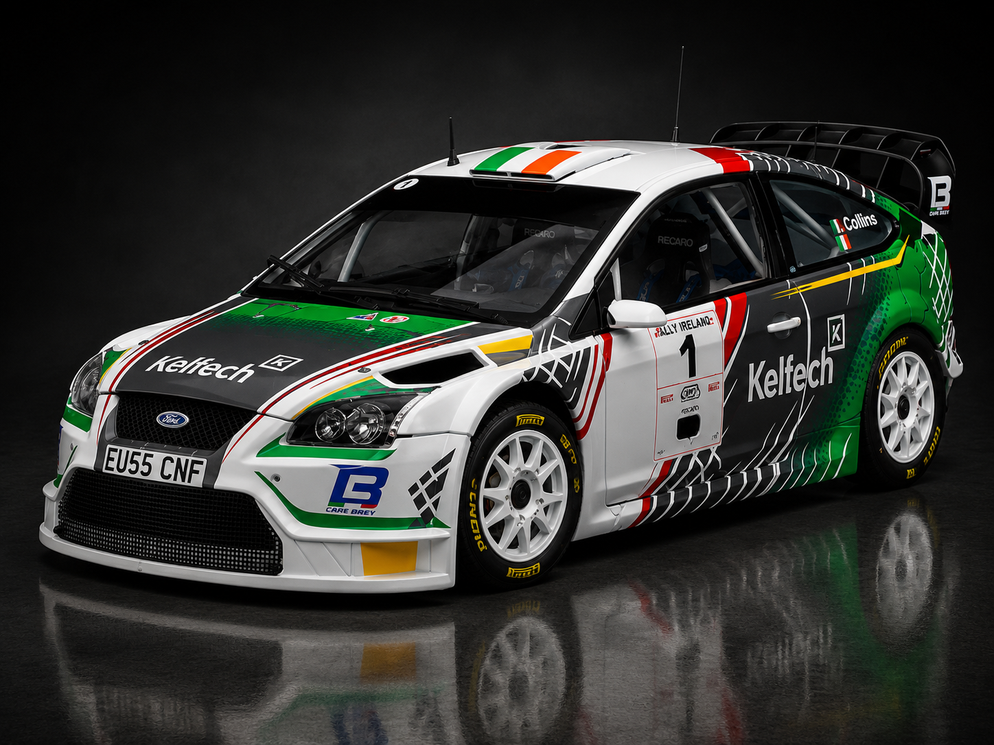 Ford Focus RS WRC06 #1 C. Breen/P.Brennan Winner CFF Group Boggeragh Rallysprint 22 1:18 Scale Sun Star Diecast Model Car