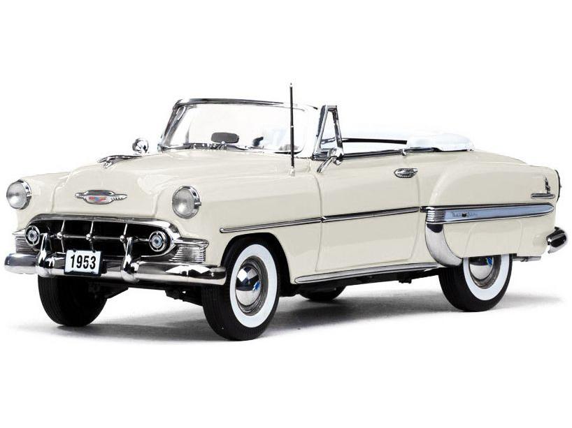 Chevrolet Bel Air Open Convertible White 1953 1:18 Scale Sun Star Diecast Model Car-Sun Star-Diecast Model Centre