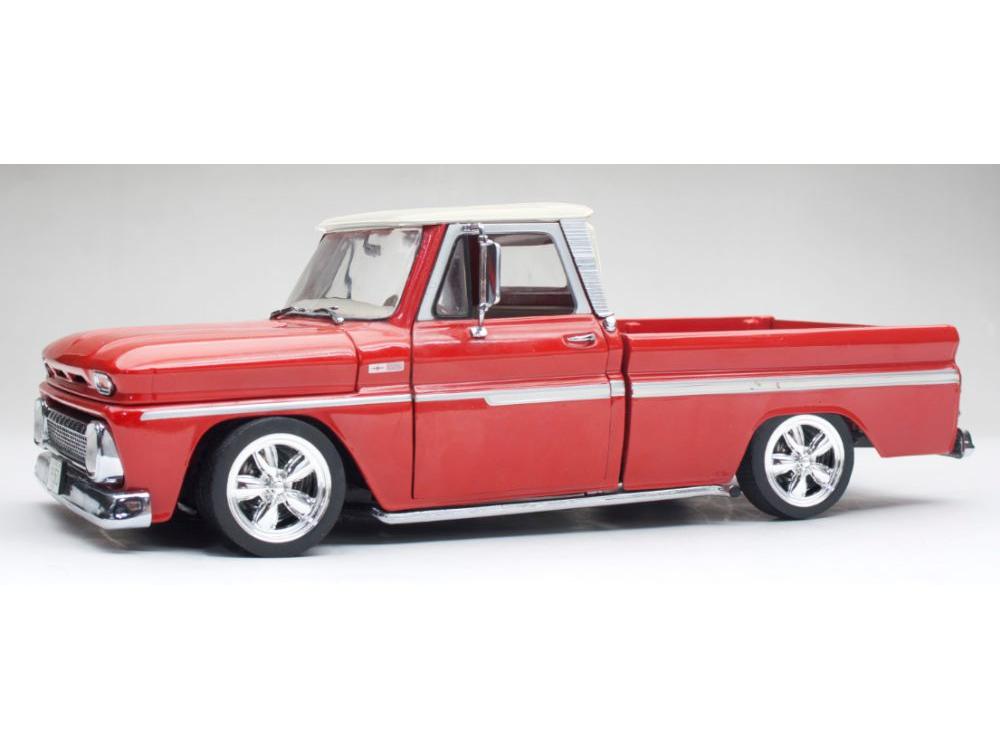 Chevrolet C-10 Styleside Pickup Red Lowrider 1965 1:18 Scale Sun Star Diecast Model-Sun Star-Diecast Model Centre