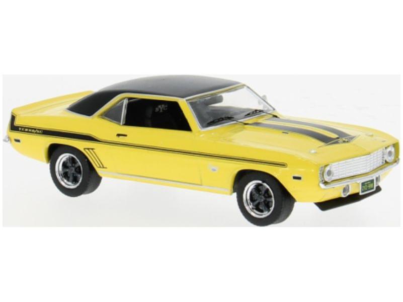 Chevrolet Camaro Yenko SYC Yellow 1969 1:43 Scale IXO Diecast Model Car-IXO-Diecast Model Centre