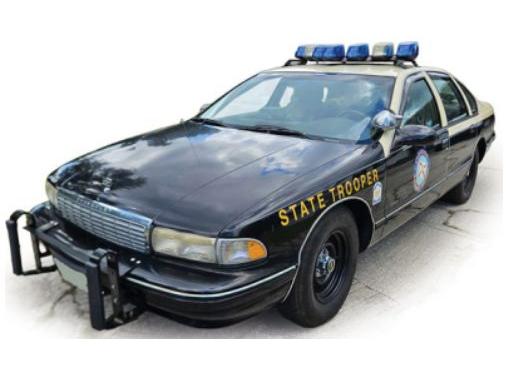 Chevrolet Caprice 9C1 1995 Florida Highway Patrol 1:64 Scale IXO Diecast Model Car-IXO-Diecast Model Centre