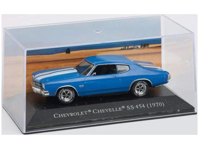 Chevrolet Chevelle SS 454 1970 Blue 1:43 Scale Diecast Model-Unbranded-Diecast Model Centre