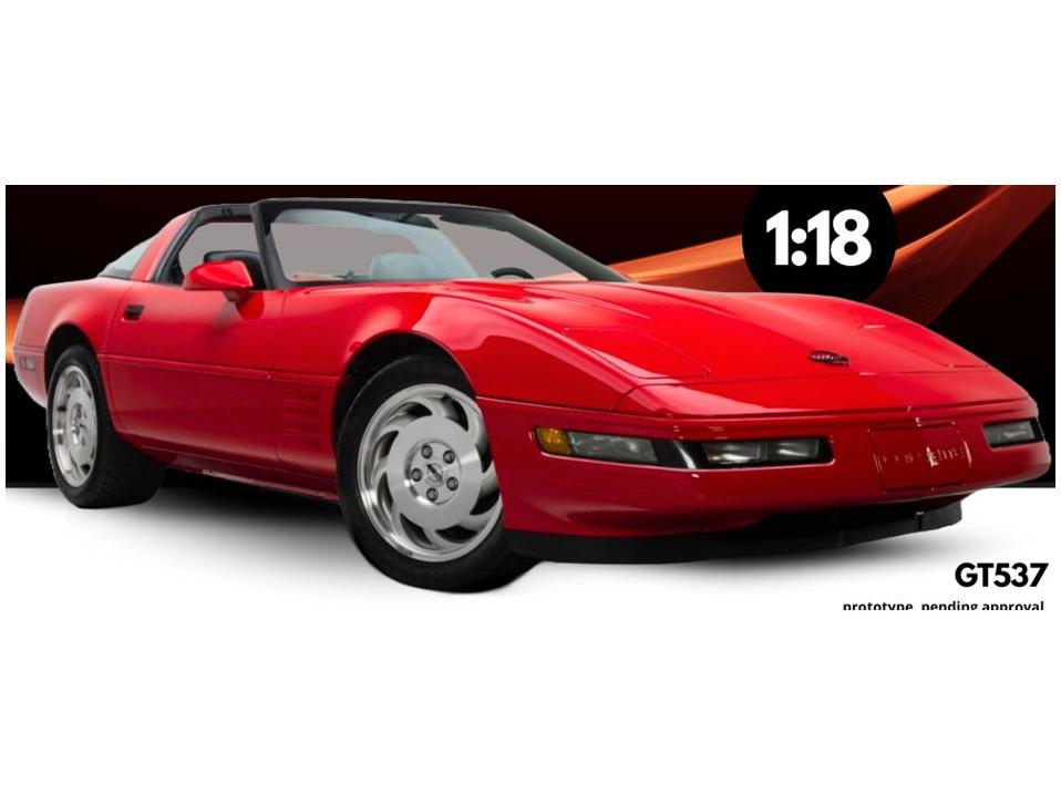 Chevrolet Corvette C4 Torch Red 1995 1:18 Scale GT Spirit Resin Model Car-GT Spirit-Diecast Model Centre