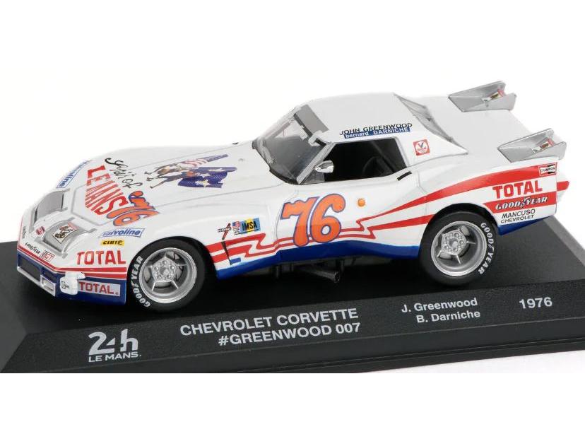 Chevrolet Corvette Greenwood 007 #76 Greenwood Darniche 24H Le Mans 1:43 Scale Diecast Model-Unbranded-Diecast Model Centre