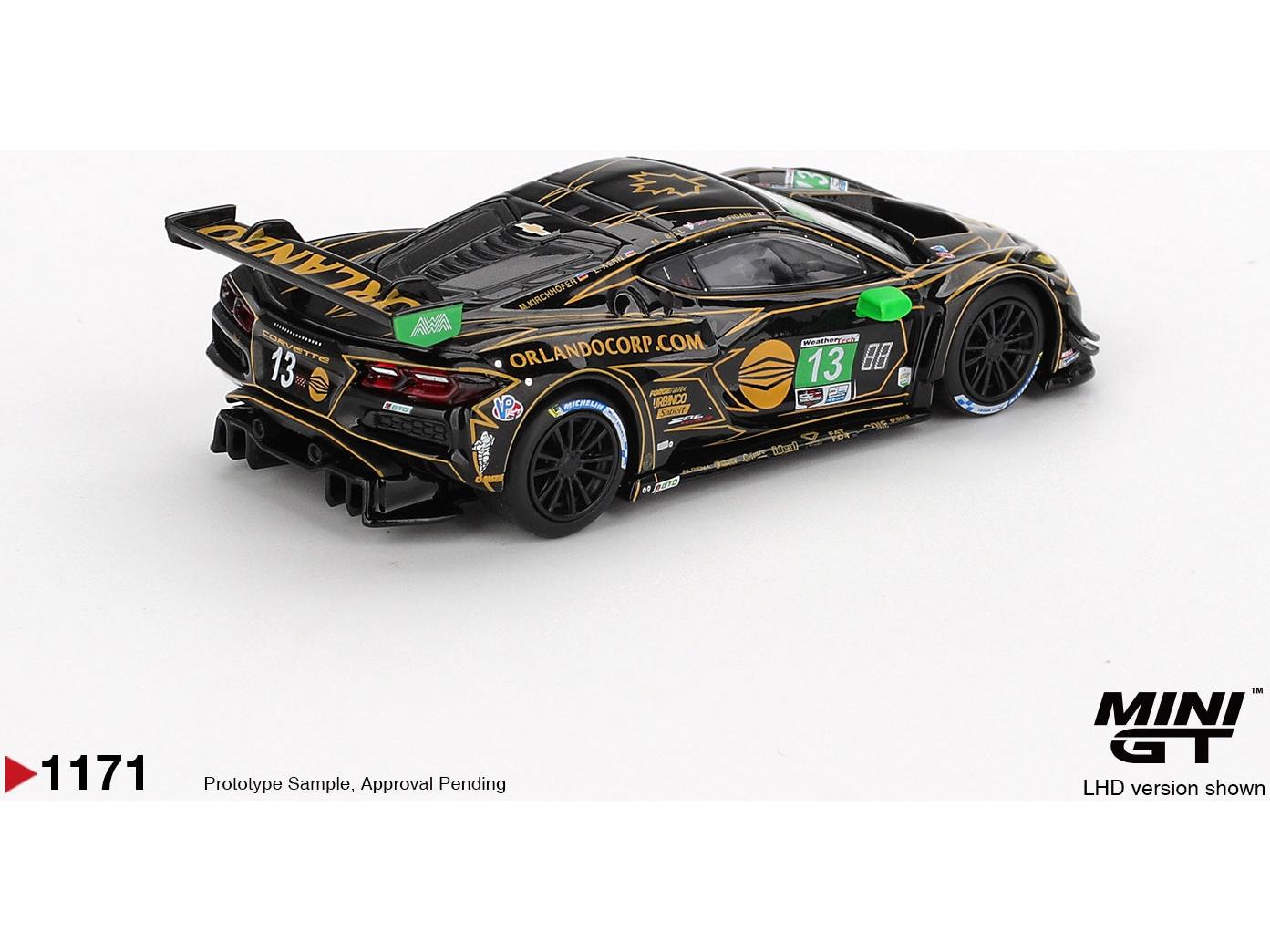Chevrolet Corvette Z06 GT3.R AWA IMSA Daytona 24hrs 2025 #13 (LHD) 1:64 Scale Diecast Model Car – MINI GT-MINI GT-Diecast Model Centre