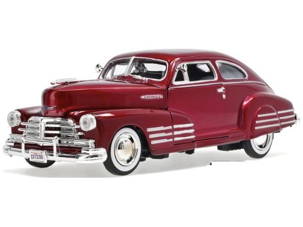 Chevrolet Fleetline Aerosedan 1948 Red 1:24 Scale Diecast Car – Maisto-Maisto-Diecast Model Centre