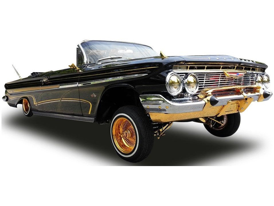 Chevrolet Impala Convertable 1961 black Lowrider 1 18 Scale Diecast Model Centre