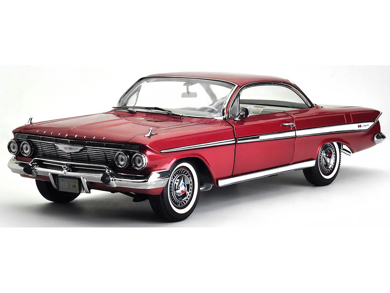 Chevrolet Impala Honduras Maroon Sport Coupe 1961 1:18 Scale Sun