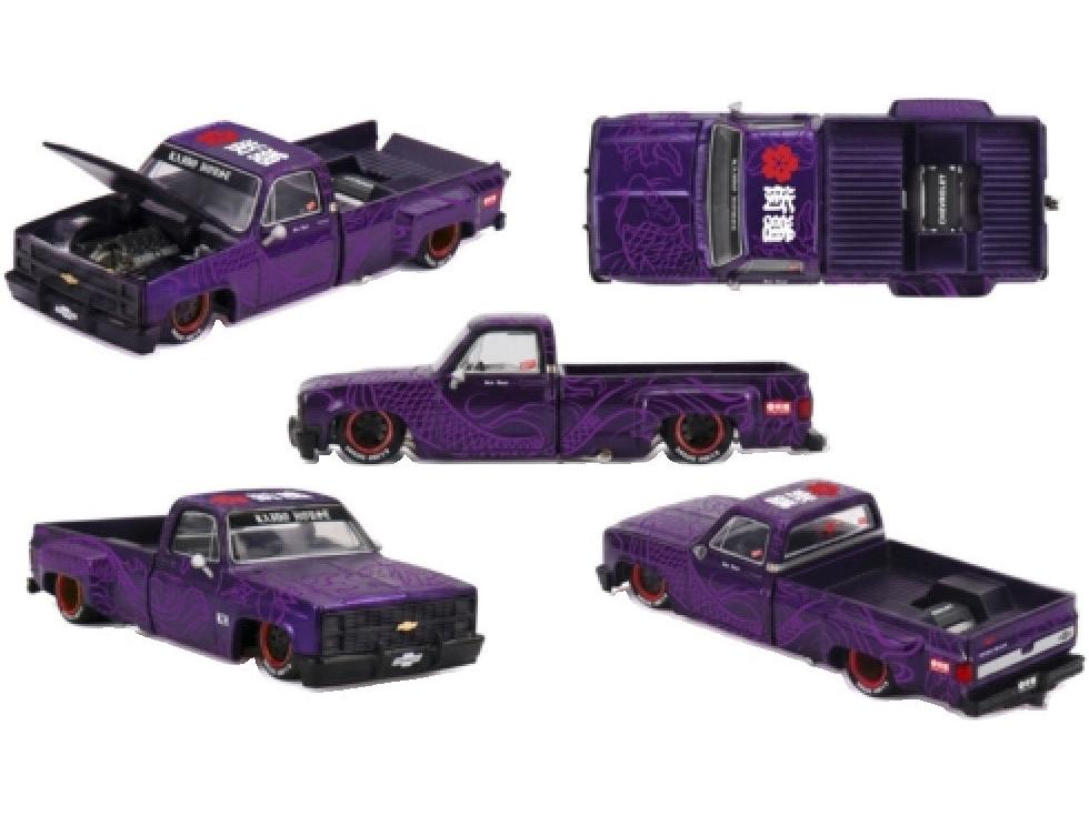 Chevrolet Silverado Dually Kaido KOI V1 1:64 Scale Diecast Pickup – MINI GT-MINI GT-Diecast Model Centre