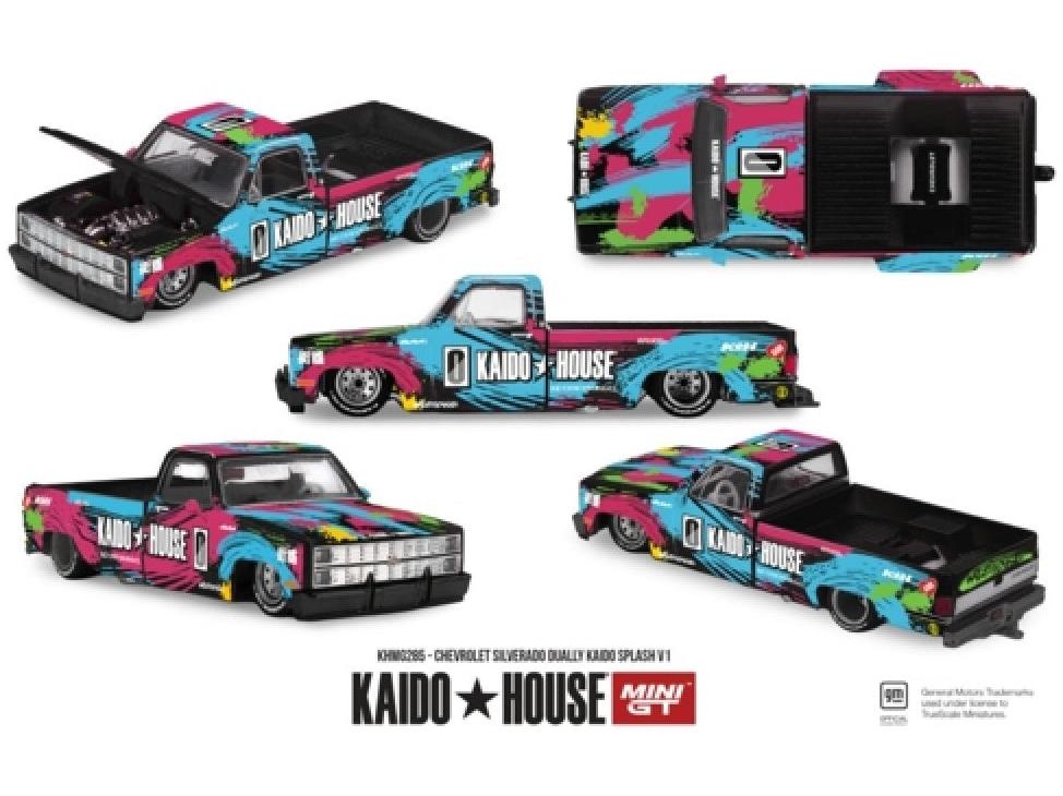 Chevrolet Silverado Dually Kaido Splash V1 1:64 Scale Diecast
