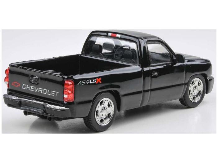 Chevrolet Silverado Single Cab Onyx Black 2006 1:64 Scale Paragon Diecast Model Car-Paragon-Diecast Model Centre