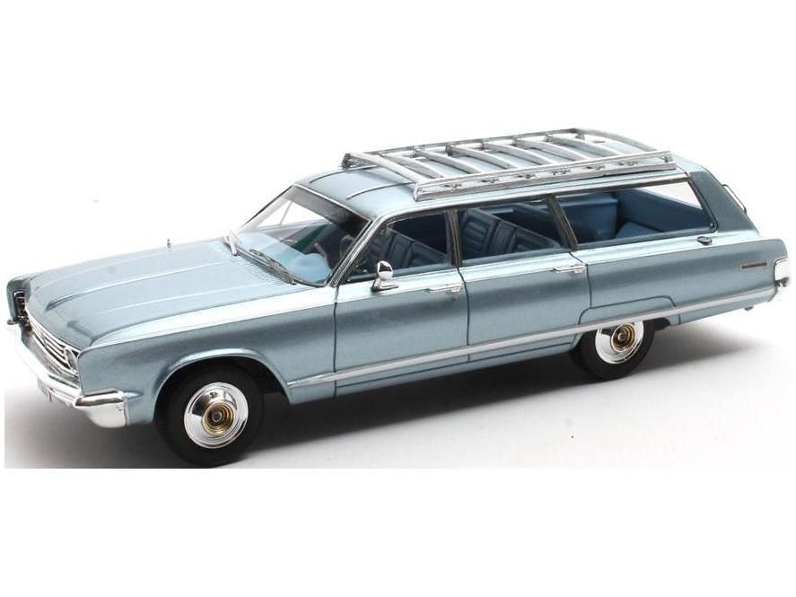 Chrysler TandC Chrystal Blue Poly 1966 1:43 Scale Resin Model Car – Matrix-Matrix-Diecast Model Centre