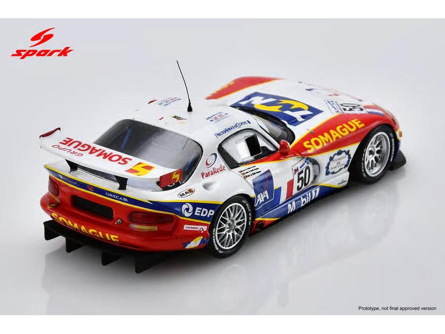 Chrysler Viper GTS-R #50 15th Le Mans 24H 1999 P Mello-Breyner/M Mello-Breyner 1:43 Scale Resin Car – Spark-Spark-Diecast Model Centre