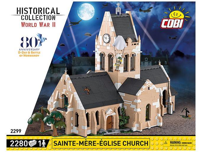 Church Sainte-Mere-Eglis WWII (2255 pcs) Cobi Brick Build Kit-Cobi-Diecast Model Centre