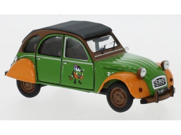 Citroen 2 CV Green/Orange 1978 'Deuchie' 1:43 Scale IXO Diecast Model Car-IXO-Diecast Model Centre