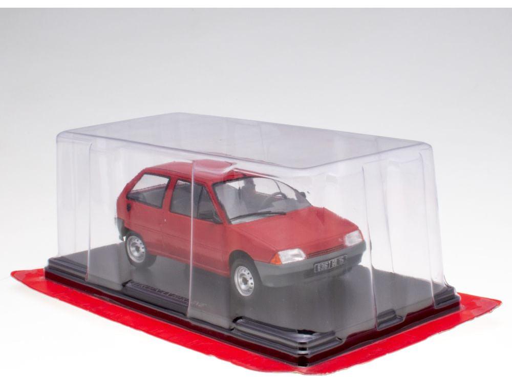 Citroen AX Berline Red 1986 1:24 Scale Unbranded Diecast Model Car-Unbranded-Diecast Model Centre