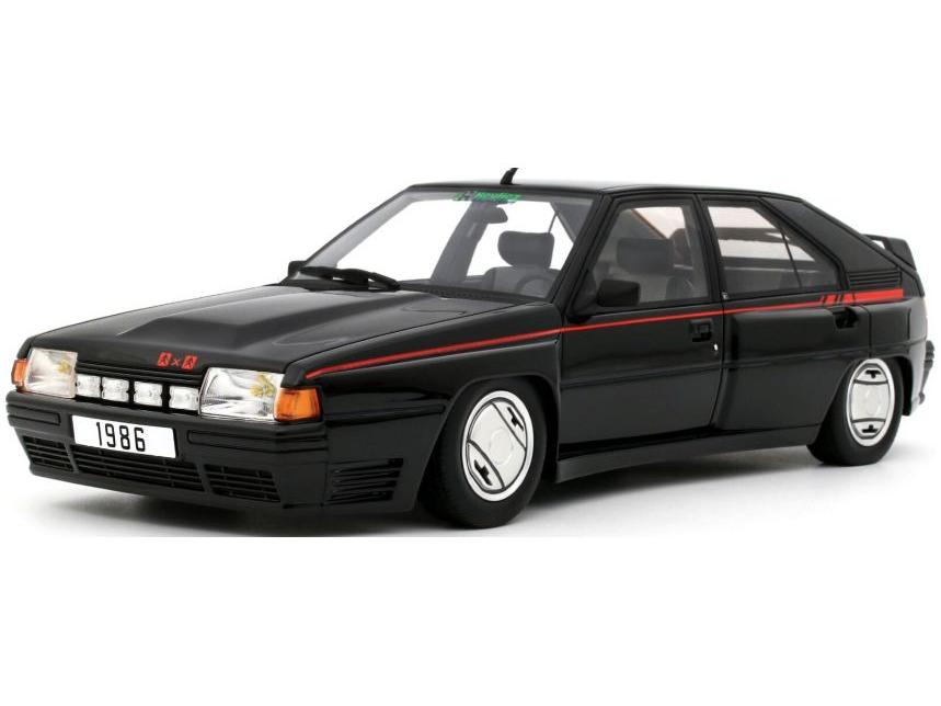 Citroen BX 4TC Serie 200 Black 1985 1:18 Scale Resin Model Car – OttOmobile-OttOmobile-Diecast Model Centre