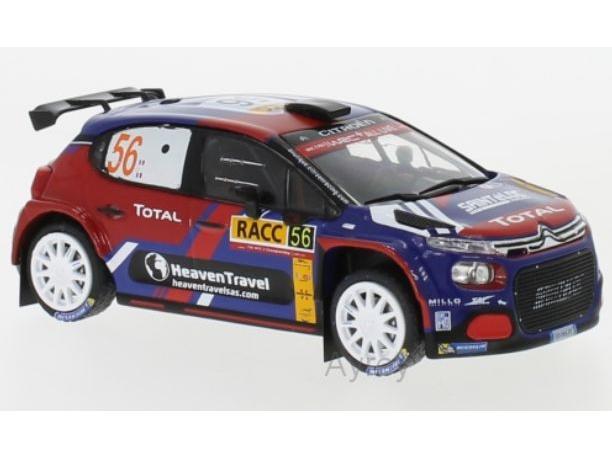 Citroen C3 R5 No.56 Rally Catalunya 2019 E.Camilli/B.Eillas 1:43 Scale IXO Diecast Model Car-IXO-Diecast Model Centre