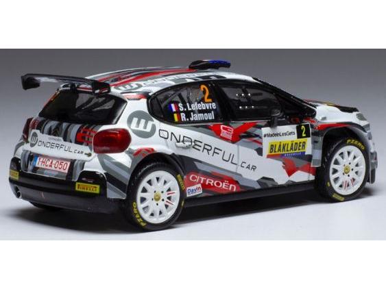 Citroen C3 Rally #2 Rallye du Condroz Huy 2021 S.Lefebvre/R.Jamoul 1:43 Scale IXO Diecast Model Car-IXO-Diecast Model Centre