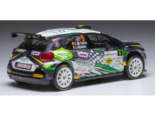 Citroen C3 Rally2 #9 Rallye du Condroz Huy 2021 C. De Cecco/J.Humblet 1:43 Scale IXO Diecast Model Car-IXO-Diecast Model Centre