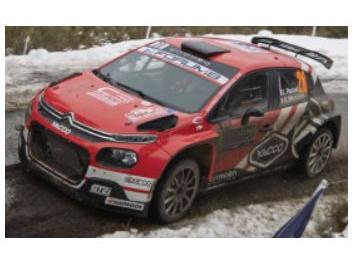 Citroen C3 Rally2 Rallye Monte Carlo 2026 #20 L.Rossel/G.Mercoiret 1:43 Scale IXO Diecast Model Car-IXO-Diecast Model Centre