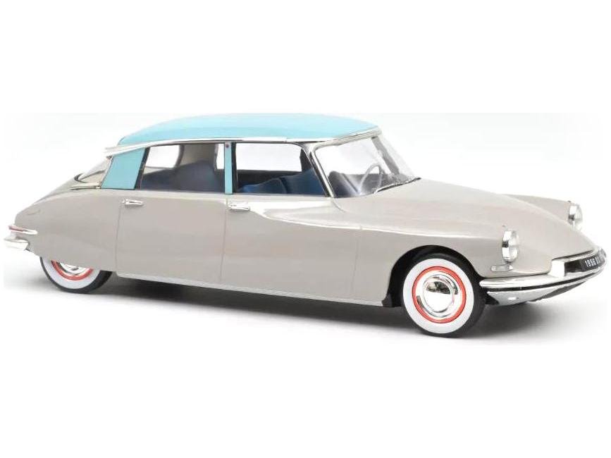 Citroen DS 19 1956 Rose Grey/Turquoise 1:18 Scale
