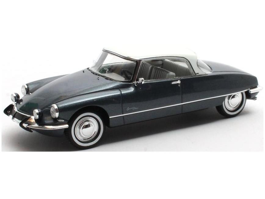 Citroen DS21 Grand Palais Coupe Blue Metallic 1:43 Scale Matrix Resin Model Car-Matrix-Diecast Model Centre