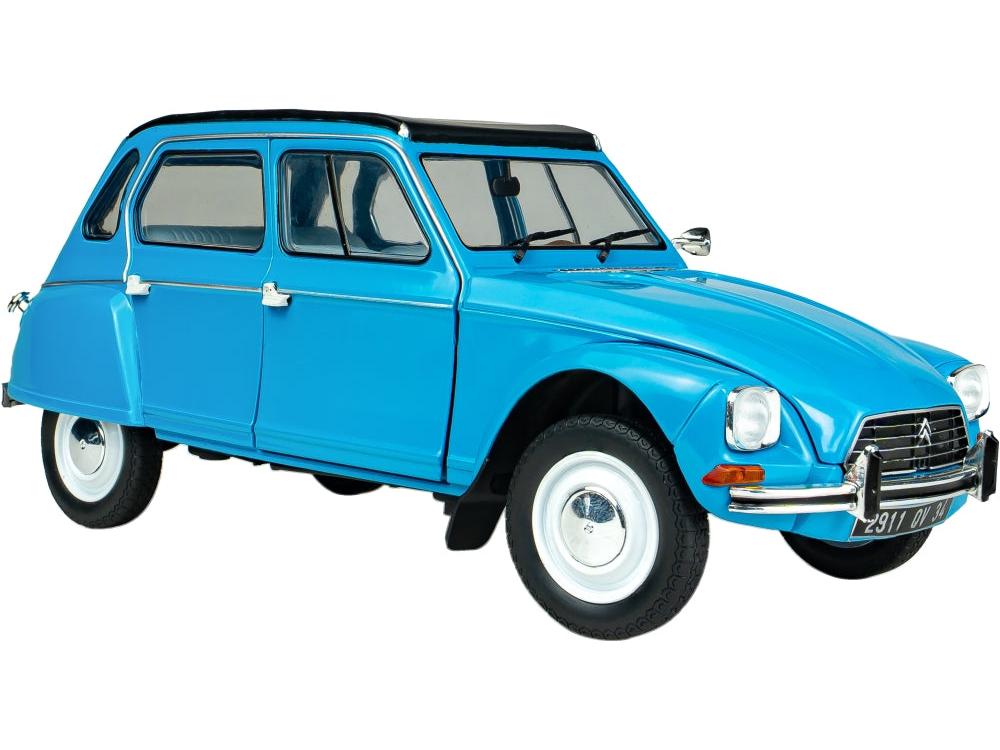 Citroen Dyane 6 Bleu Lagune 1974 1:18 Scale Diecast Car – Solido-Solido-Diecast Model Centre