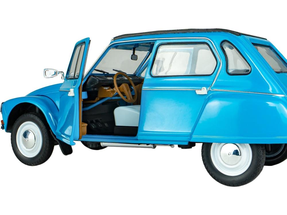 Citroen Dyane 6 Bleu Lagune 1974 1:18 Scale Diecast Car – Solido-Solido-Diecast Model Centre