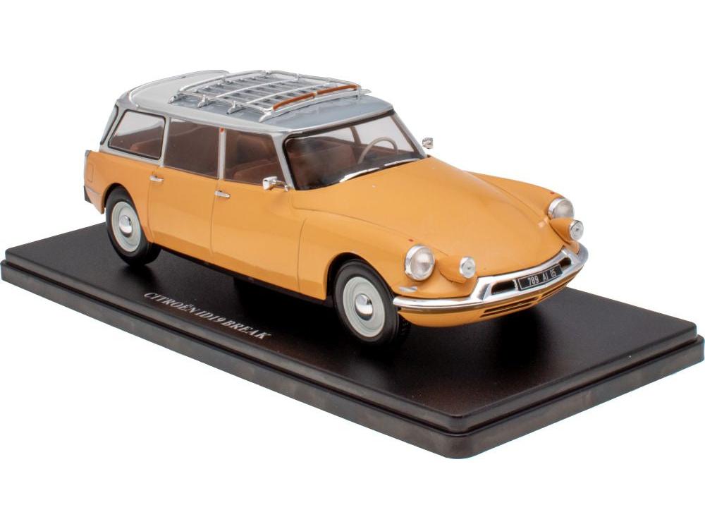 Citroen ID19 Break Yellow 1958 1:24 Scale Unbranded Diecast Model Car-Unbranded-Diecast Model Centre