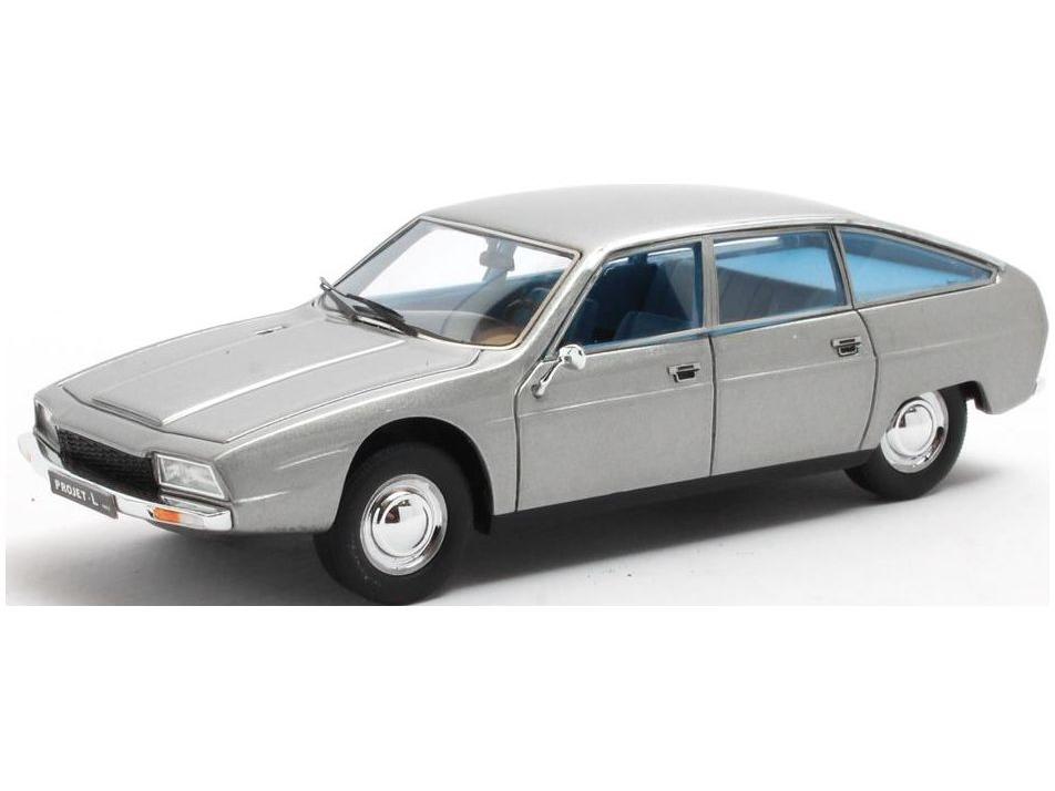 Citroen Projet L Silver 1971 1:43 Scale Matrix Resin Model Car-Matrix-Diecast Model Centre